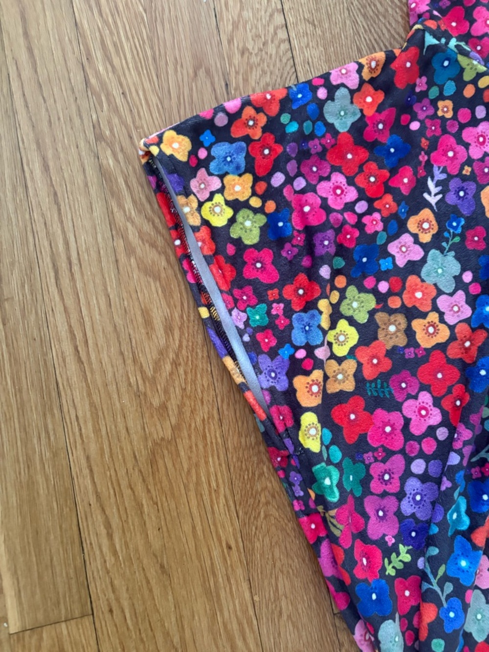 NATURAL LIFE Multicolor Floral Beach Poncho - Picture 5 of 6